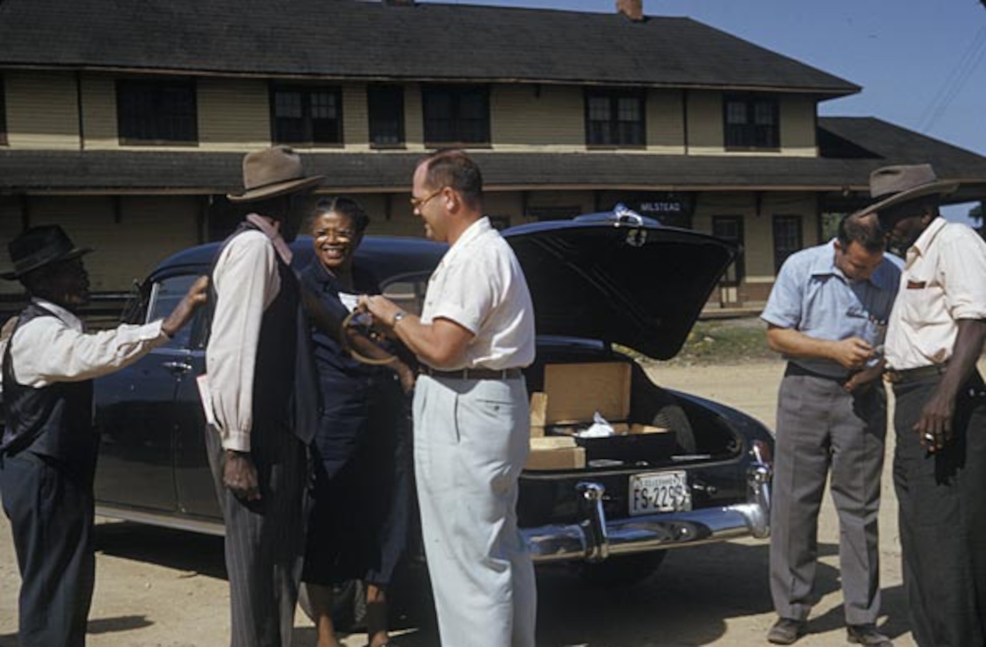 African American males are tested and treated during the Tuskegee Study of Untreated Syphilis in the Negro Male. According to the Centers for Disease Control and Prevention, the study began in 1932 as U.S. Public Health Service medical personnel conducted these tests without the benefit of patients’ informed consent. (Courtesy photo from the Centers for Disease Control and Prevention/Released)