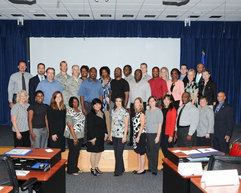 Student and faculty photo from the US Air Force Basic Mediation Course, Maxwell AFB, AL. 