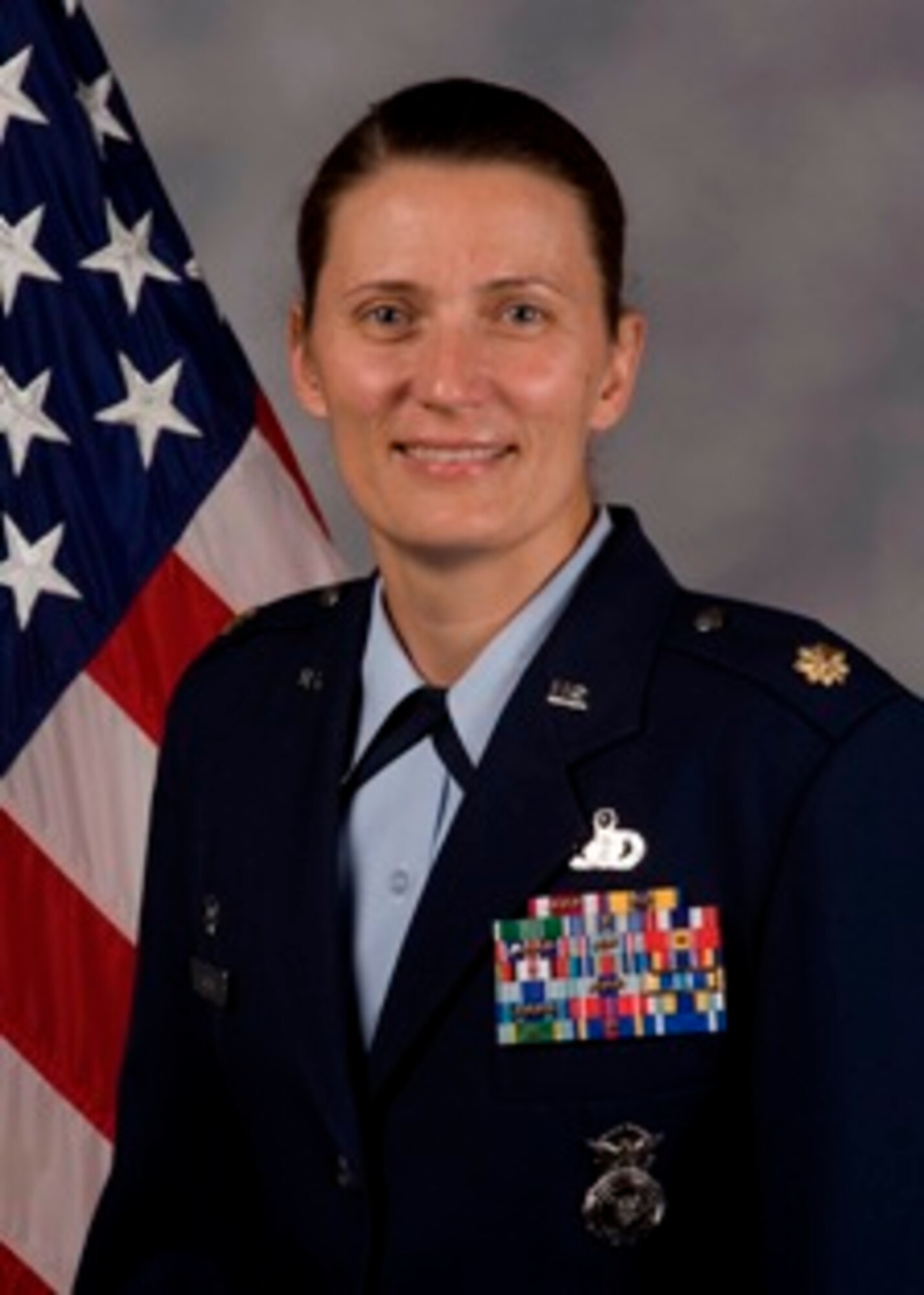 Maj. Melissa Brown, commander of the 436th Security Forces Squadron