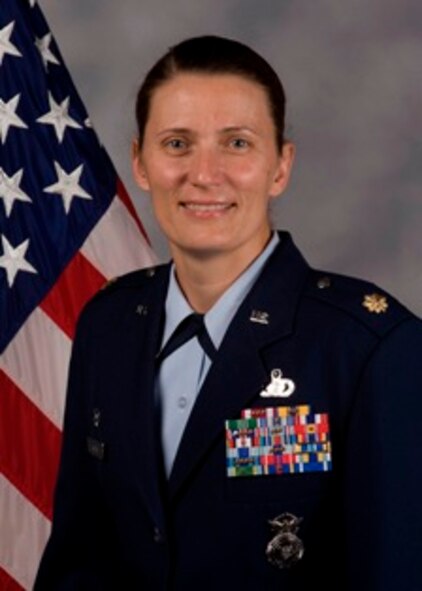 Maj. Melissa Brown, commander of the 436th Security Forces Squadron