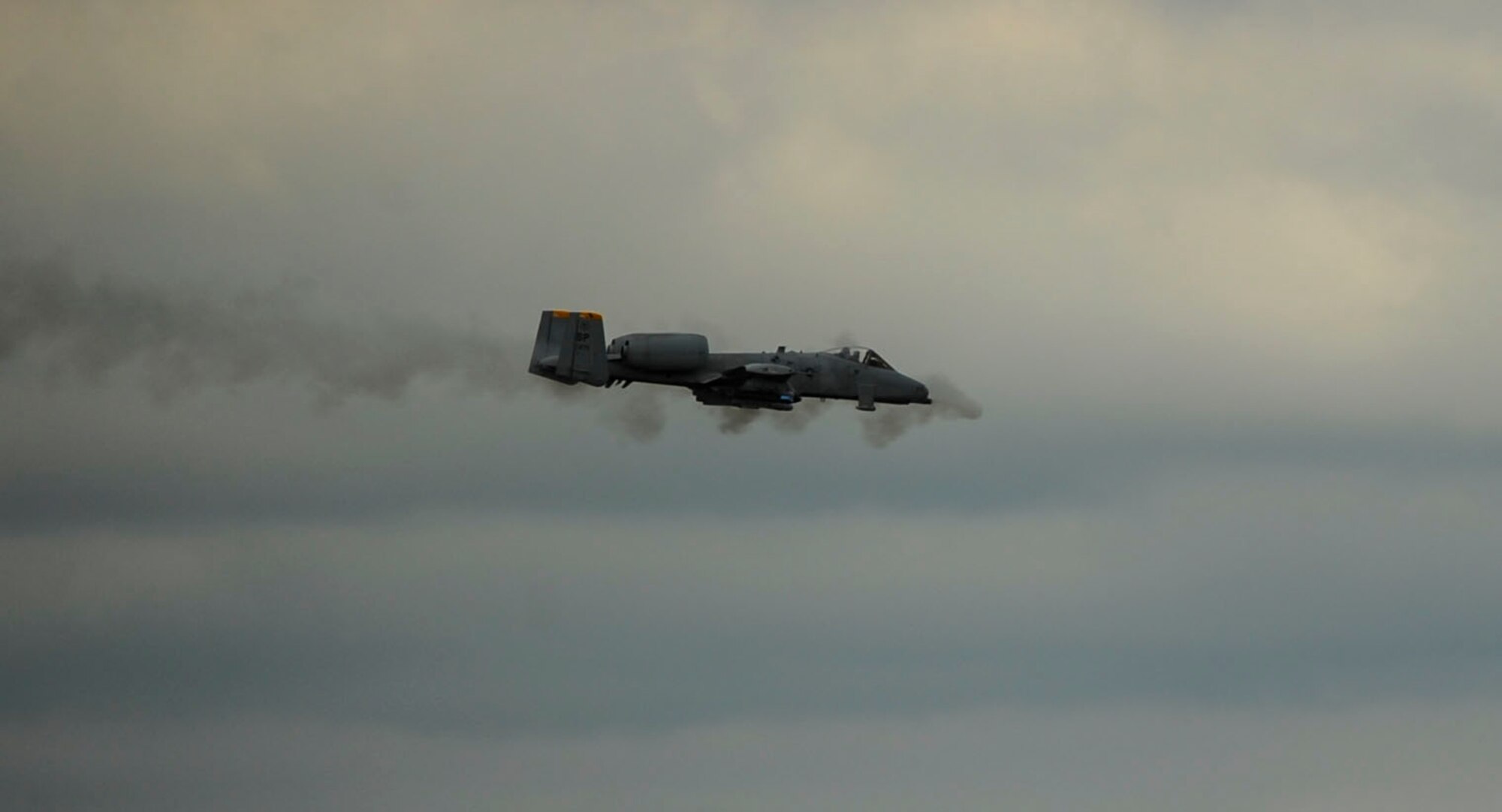 LIBAVA, Czech Republic -- An A-10 Thunderbolt II pilot from the 81st Fighter Squadron shoots training rounds Sept. 14 during a close air support mission as part of  Ramstein Rover 2012 at a training range here. RARO 12 is a NATO exercise focused on preparing forward air controllers for contingency operations. Sixteen NATO member nations are participating in the exercise to establish and build upon common techniques, tactics and practices. (U.S. Air Force photo by Senior Airman Natasha Stannard/ Released)