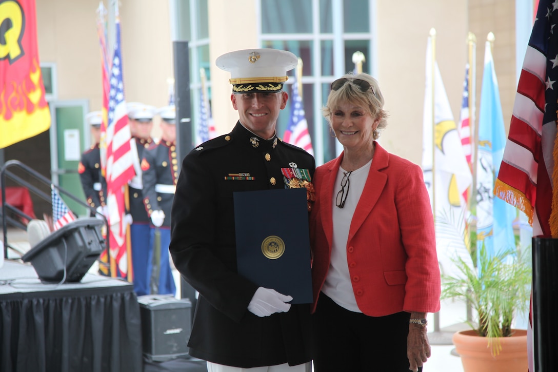 "I now declare today CLB-13 Appreciation Day in the city of Vista," said the Honorable Judy Ritter, Mayor of the city of Vista, during her speech in the main ceremony, held at Faith Lutheran Church, September 9.