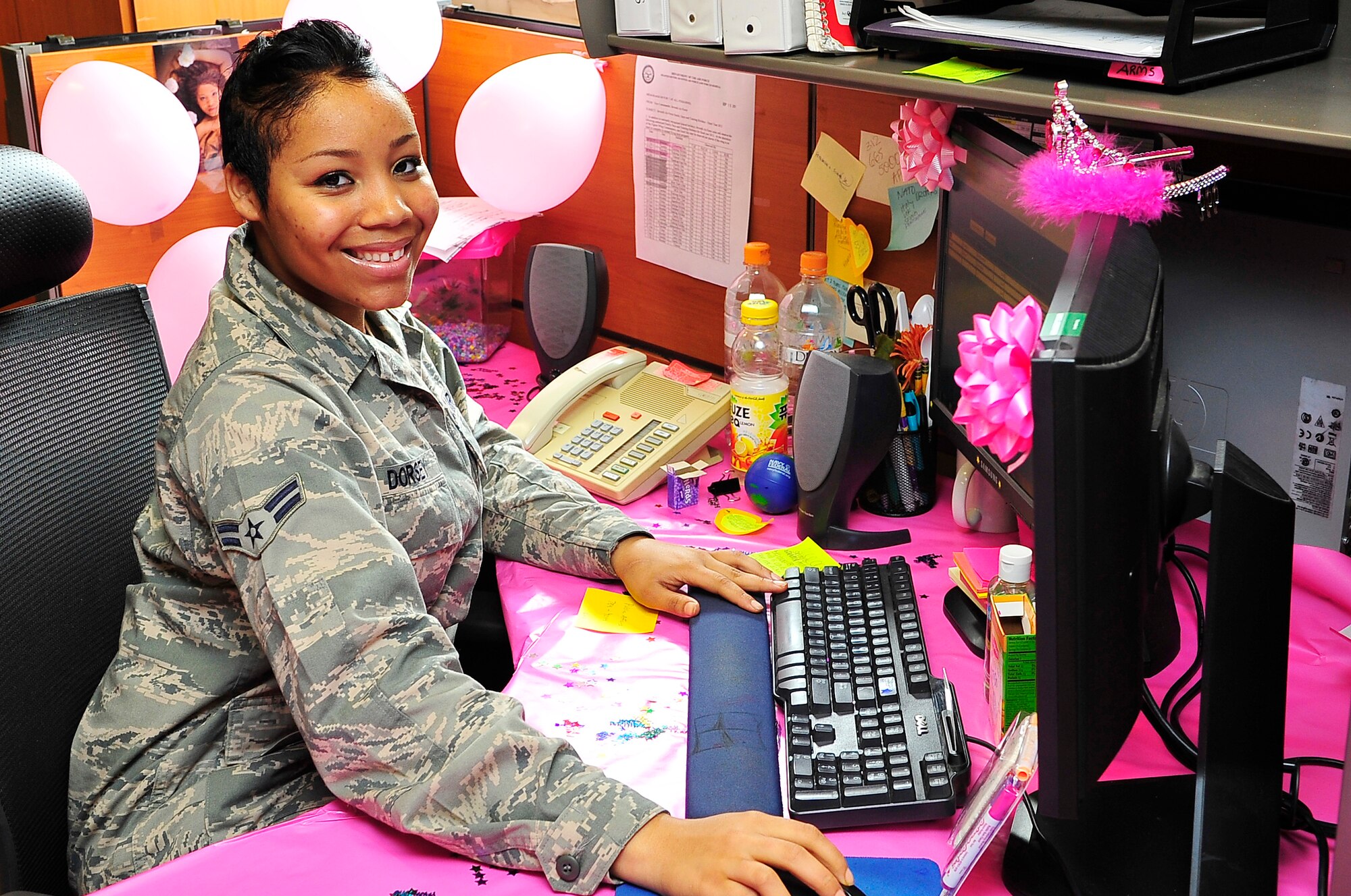 Airman 1st Class Joniece Dorsey, 51 FSS. 
