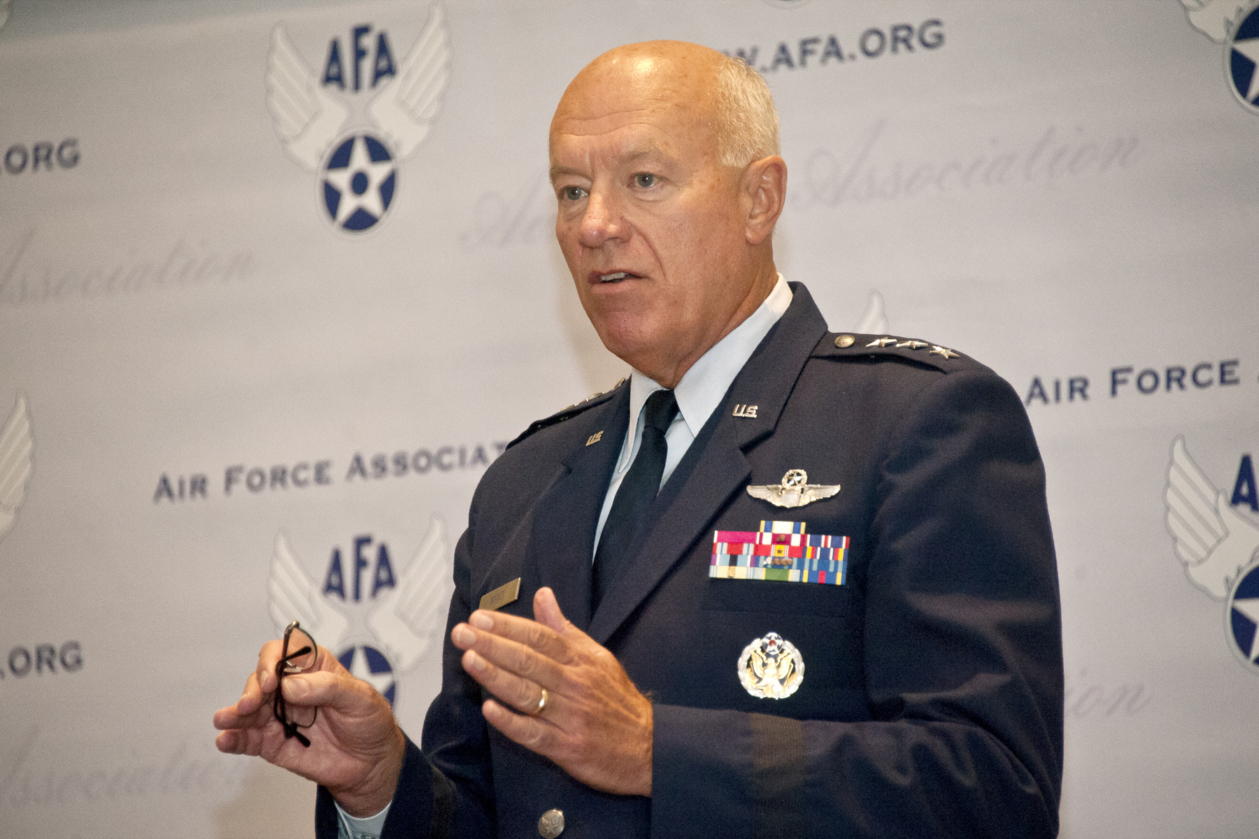 Lt. Gen. Harry M. Wyatt III, the director of the Air National Guard ...