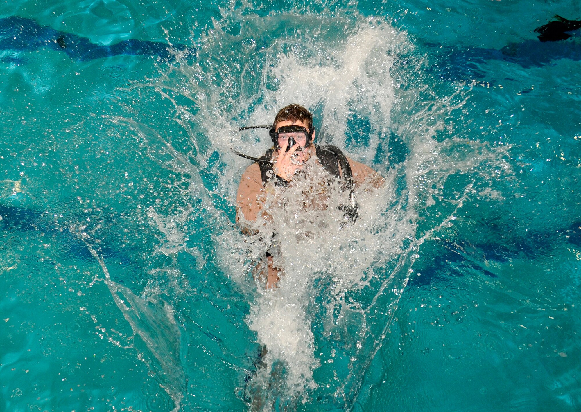 Senior Airman Craig Maertens, 66th Training Squadron Survival, Evasion, Resistance, Escape specialist, has been selected as a member of Team Fairchild's elite, Fairchild's Finest at Fairchild Air Force Base, Wash. (U.S. Air Force photo by Airman 1st Class Ryan Zeski)