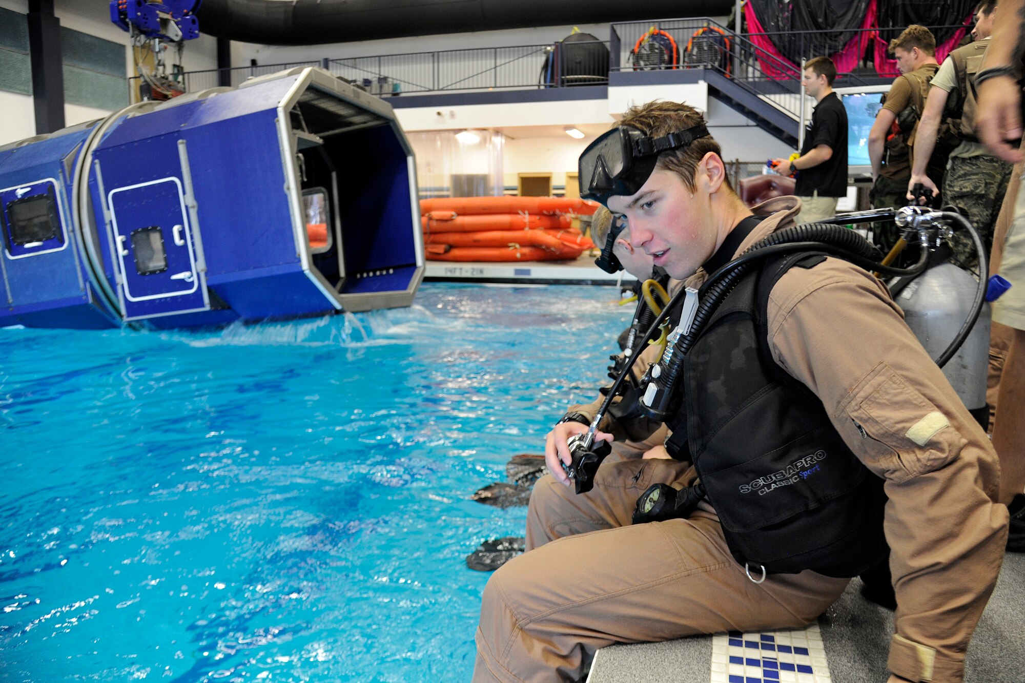 Senior Airman Craig Maertens, 66th Training Squadron Survival, Evasion, Resistance, Escape specialist, has been selected as a member of Team Fairchild's elite, Fairchild's Finest at Fairchild Air Force Base, Wash. (U.S. Air Force photo by Airman 1st Class Ryan Zeski)