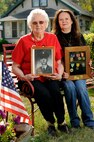 MINOT, N.D. -- Minot native and U.S. Army Private 1st Class, David D.
Berdahl, is one of the many servicemembers who was deemed missing in action during the Vietnam conflict. Arlene Berdahl, David's mother, and Linda
Seaman, sister, seen here holding memorabilia of David, still remember their
family hero nearly 40 years later. (U.S. Air Force photo/Senior Airman Jesse Lopez)