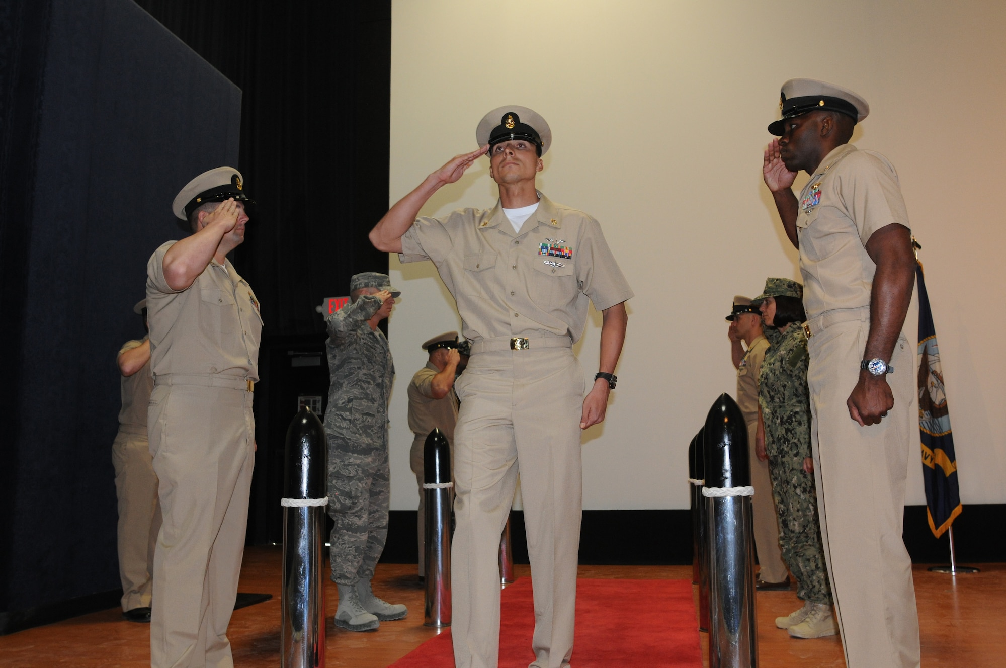 DVIDS - Images - U.S. Navy Band pins new Chief Petty Officers [Image 3 of  20]