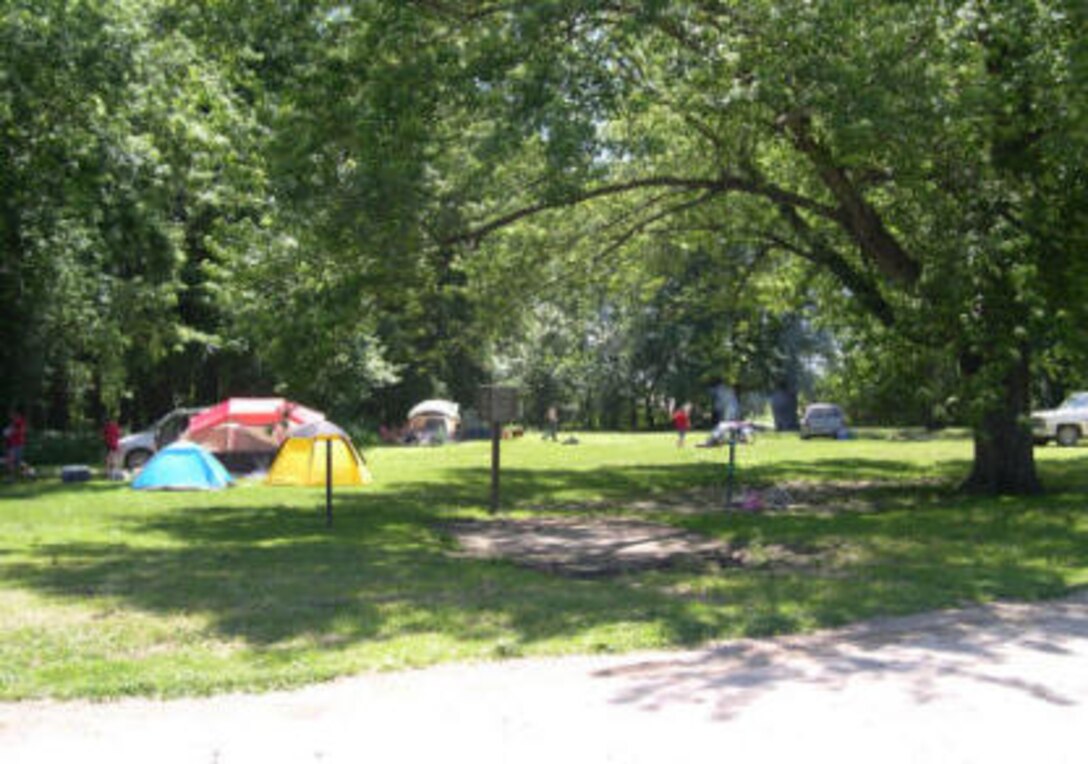 Ferry Landing recreation area and campground. Located on the Upper Mississippi River near Oakville, IA.