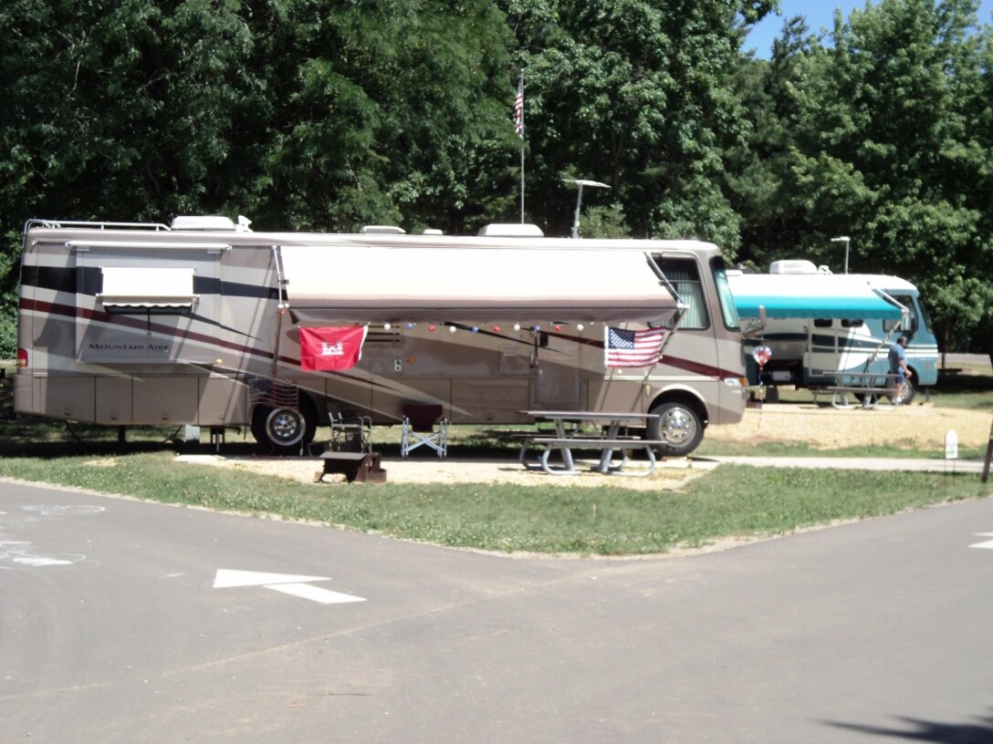 Grant River Recreation area offers camping along the Mississippi River near Potosi, WI.