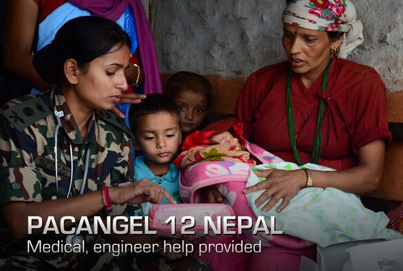 A Nepali woman listens to infant care advice from a Nepalese army doctor two days after her baby was delivered and resuscitated by team Project HOPE and Nepali health care professionals who were supporting Operation Pacific Angel 12-4 at Nau Danda Health Post of Dhikur Pokhari Village Development Committee of Kaski District, Nepal on Sept. 14, 2012. U.S. Pacific Command's Operation Pacific Angel 12-4 in Nepal is a Pacific Air Forces planned event that enhances humanitarian assistance and disaster relief capabilities between the United States and Pacific partners. The U.S. was invited by the Nepal government to provide support by conducting medical, optometry, and civil engineering programs. Operations like Pacific Angel build and sustain relationships with our multinational partners, and non-governmental agencies in the Asia-Pacific region. (Courtesy photo) 