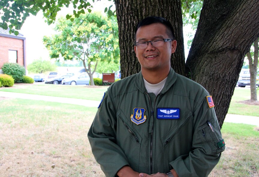 Tech. Sgt. Sopheap Chan is a traditional reservist assigned to the 932nd Aeromedical Evacuation Squadron.  As an aeromedical evacuation journeyman, Chan is part of a team that prepares, loads and cares for patients during flight on a variety of military aircraft.  He has been in the Air Force Reserve for nearly ten years and enjoys the challenges and rewards that is aeromedical evacuation.   Like many reservists, Chan balances family life and a civilian career as well.  He is employed as a chemical engineer for a St. Louis-based research and development firm.  Off-duty, Chan is training to compete in the St. Louis Rock'n'Roll Marathon held on Oct. 21.  (U.S. Air Force photo/Tech. Sgt. Dan Oliver) 