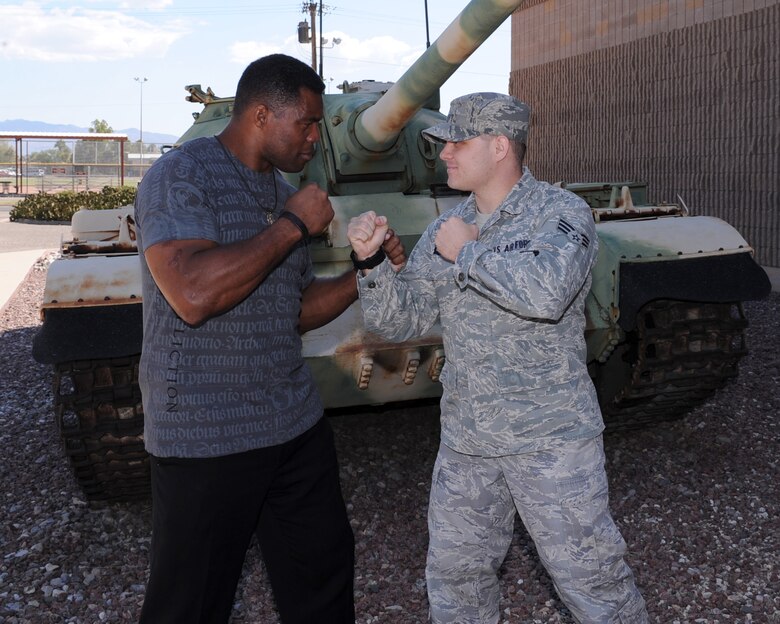 Senior Airman Roberto Mendez Davis Monthan Air Force Base Display