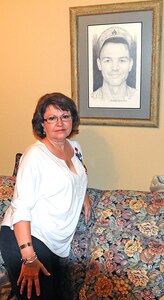 Debbie Agnew lost her son, Staff Sgt. Clinton Newman, when a makeshift bomb detonated near his Humvee Feb. 13, 2006, near Deh Rawod, Afghanistan. Newman was a member of the 321st Civil Affairs Brigade, at Joint Base San Antonio-Fort Sam Houston.