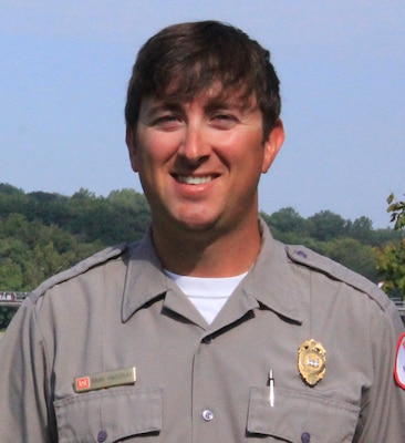 Park Ranger Brian Mangrum is the June 2012 co-employee of the month for the U.S. Army Corps of Engineers Nashville District. (Courtesy Photo)