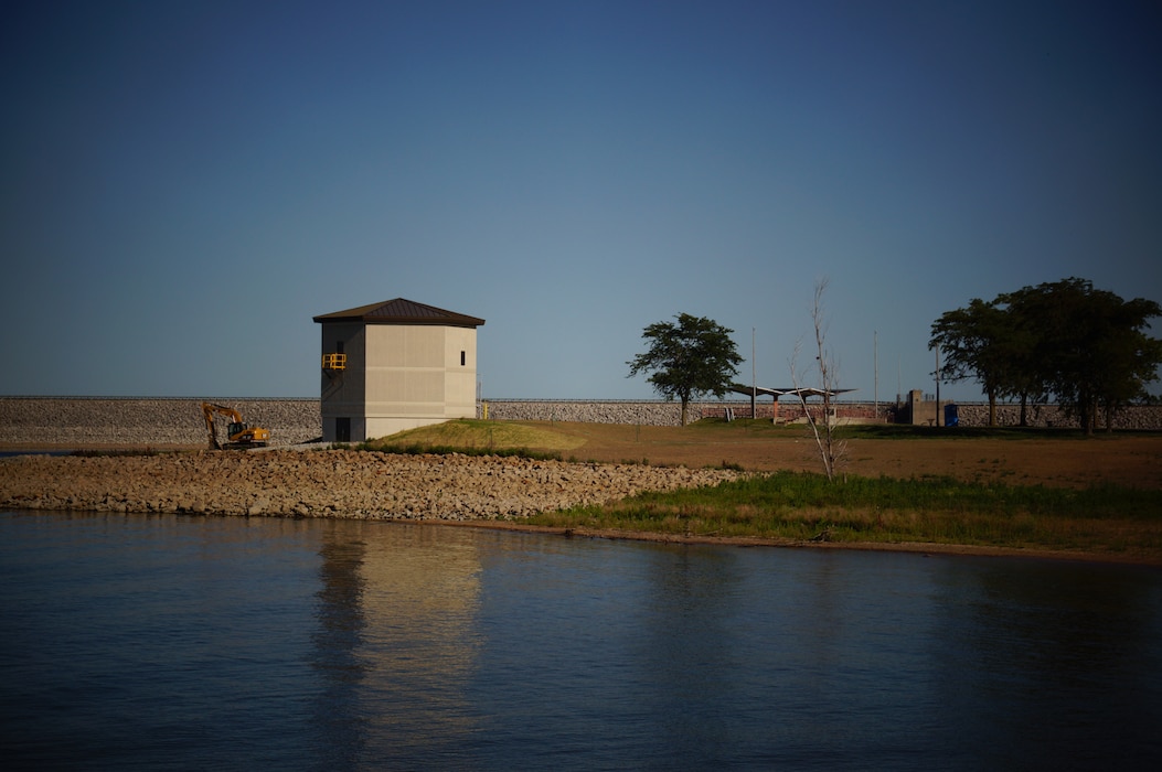 The new caisson building at Rathbun Lake put in by Rathbun Regional Water Association.