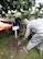 U.S. Air Force Col Mark Bednar plants a tree in his
honor during a dedication ceremony at Clark Air Force
Base, Republic of the Philippines on September 20,
2012. U.S. Air Force Civil Engineering Squad 647 out of
Joint Base Pearl Harbor teamed up with the Republic of
the Philippines Air Force to build an addition onto a
local schoolhouse before dedicating it to the
community. The U.S. military and Republic of the
Philippines military work together to strengthen
interoperability between the Philippine and U.S.
government. (U.S. Marine Corps photo by LCpl Katelyn
Hunter/Released).