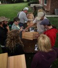 The Corps of Engineers teamed with American Kestrel Partnership, Golden Eagle Audubon Society, Idaho Bird Observatory and built 24 kestrel nest boxes.