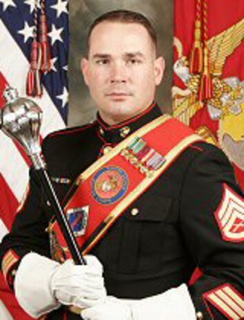Gunnery Sergeant Michael A. Flannigam
Drum Major
1st Marine Division Band
