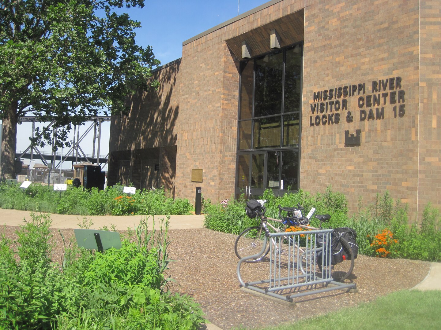 The Mississippi River Visitor Center located at Locks and Dam 15 on Arsenal Island in Rock Island, IL.