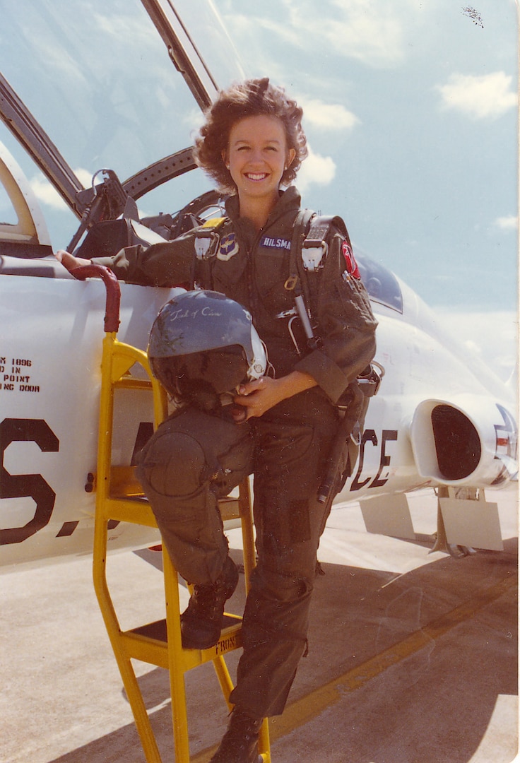 Then-2nd Lt. Allison Hilsman attended pilot training at Columbus Air Force Base, Miss. She would later go to combat crew training for the KC-135 Tanker.