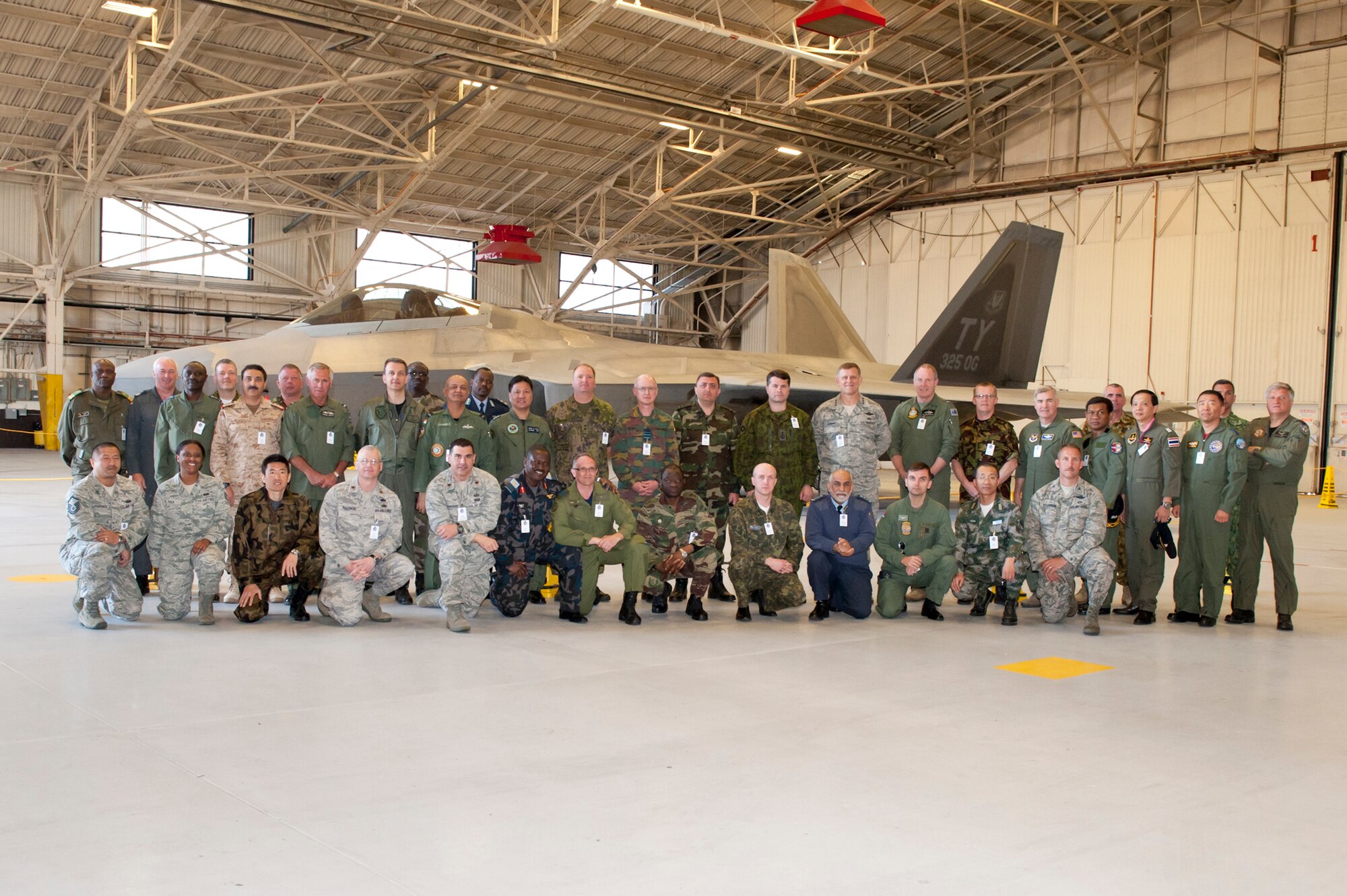 More than 30 International air attaches from 29 countries visited Tyndall from their embassies in Washington, D.C., March 29 as part of a tour program held twice per year. (U.S. Air Force photo by Lisa Norman)
