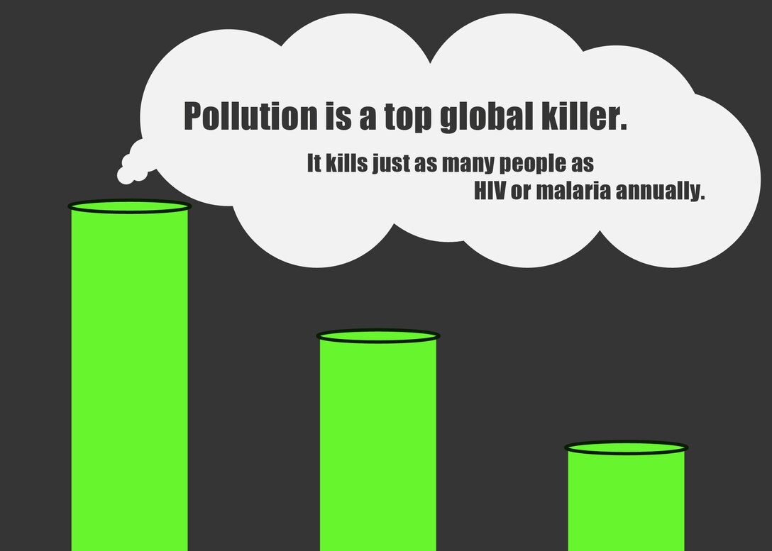 Joint Base Andrews personnel are ramping up for Earth Day which is observed April 22. Visit www.epa.gov for more facts about air pollution and ways we can help to reduce it. (U.S. Air Force graphic/Staff Sgt. Brittany E. Jones)