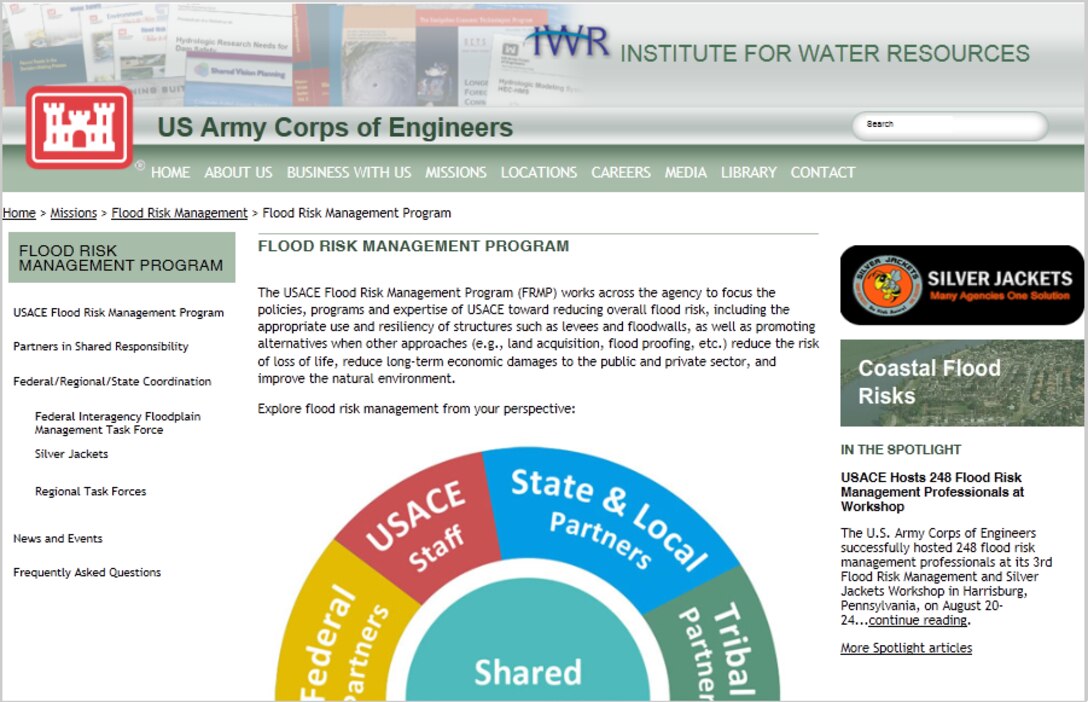 Flood Risk Management Program website