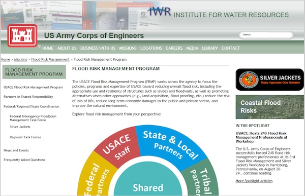 Flood Risk Management Program website