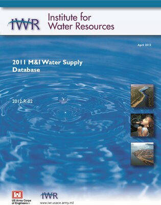 2011 Municipal and Industrial Water Supply Database report cover.