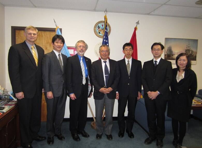 Left to right: Joe Manous, Koichi Uno, Bob Pietrowsky, Katsumi Wakigawa, Tomoyuki Okada, Masamichi Hayashi, Katsuhito Miyake.