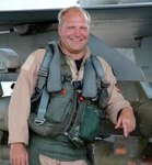 Lt. Col. Kevin "Sonny" Sonnenberg during his deployment to Al Udeid Air Base, Qatar in 2005.