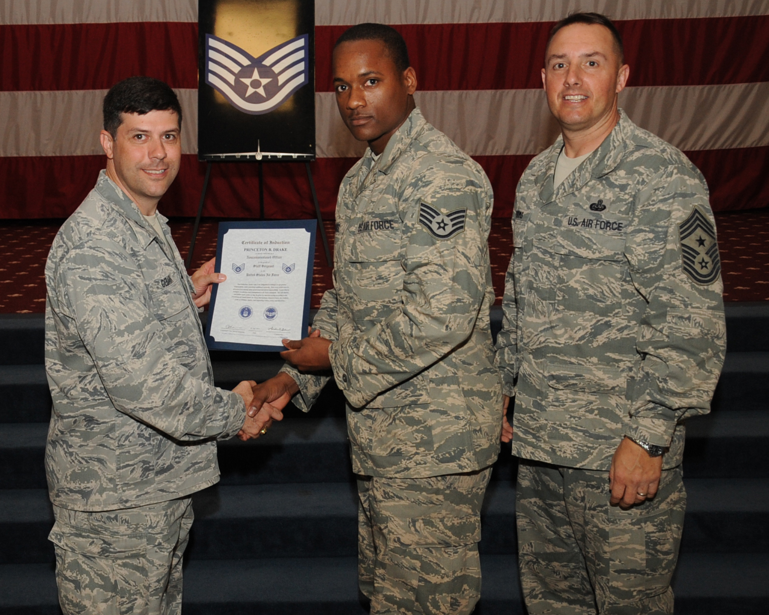 April Wing Promotion Ceremony