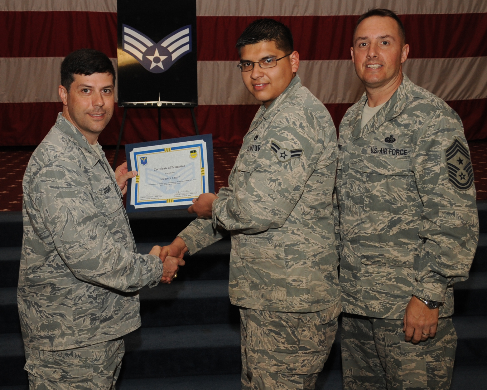 April Wing Promotion Ceremony