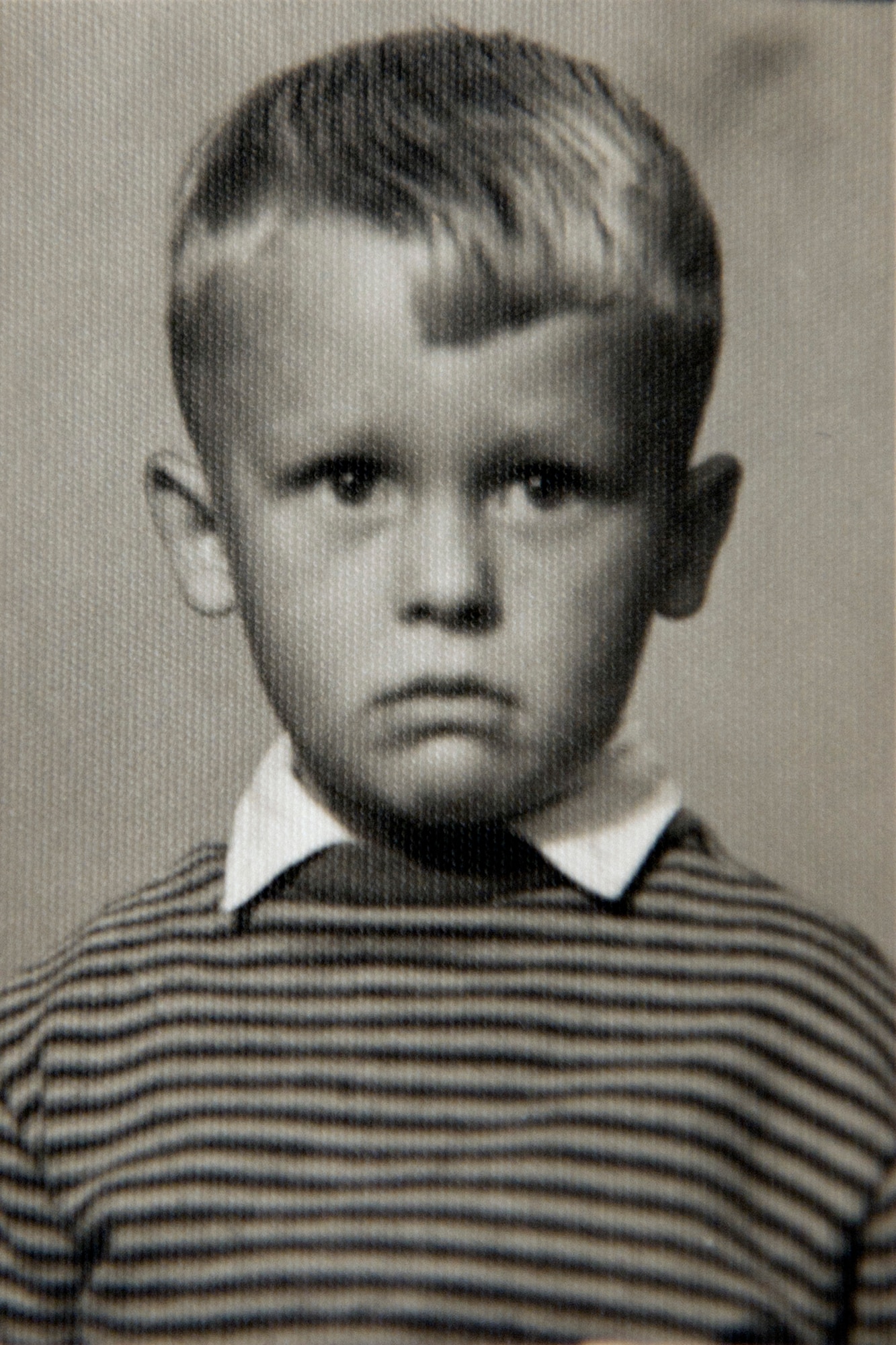 Lt. Gen. Frank Gorenc at age 4 poses for a passport portrait.