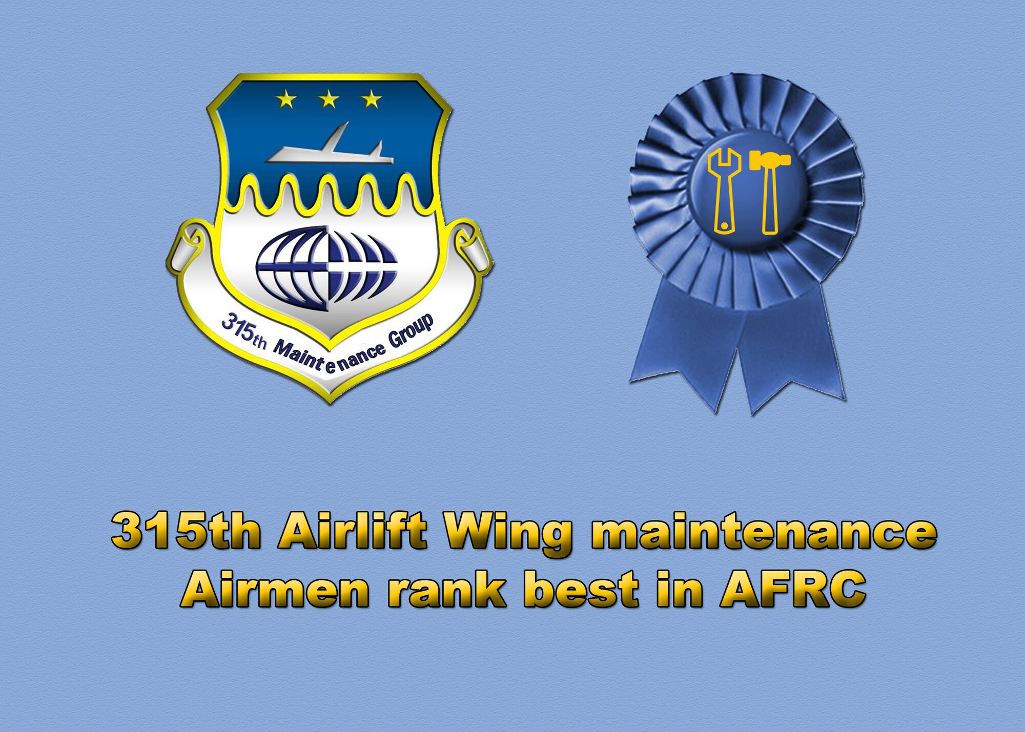 315th Airlift Wing maintenance Airmen rank best in AFRC. (U.S. Air Force Reserve Illustration by Michael Dukes)