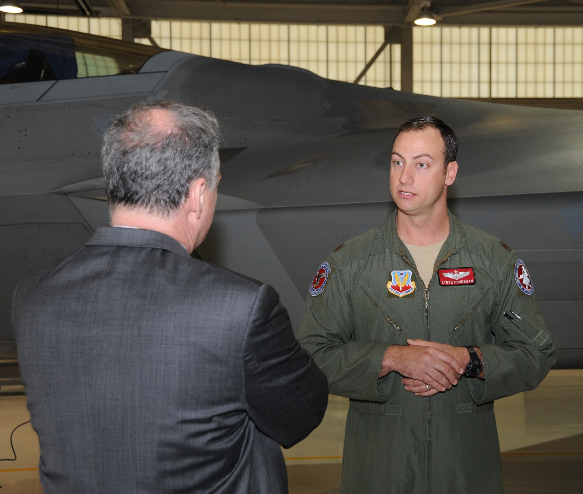 United States Senator Tim Kaine met with Airmen of the Virginia Air National Guard April 1, 2013.