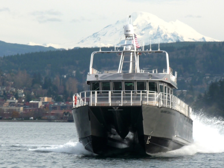The Marine Design Center recently completed and accepted the aluminum catamaran survey vessel FLORIDA II built by All American Marine of Bellingham, Washington for Jacksonville District.