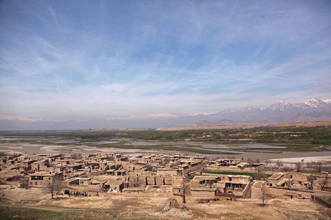 A village is shown in Parwan province, Afghanistan, March 26, 2013.