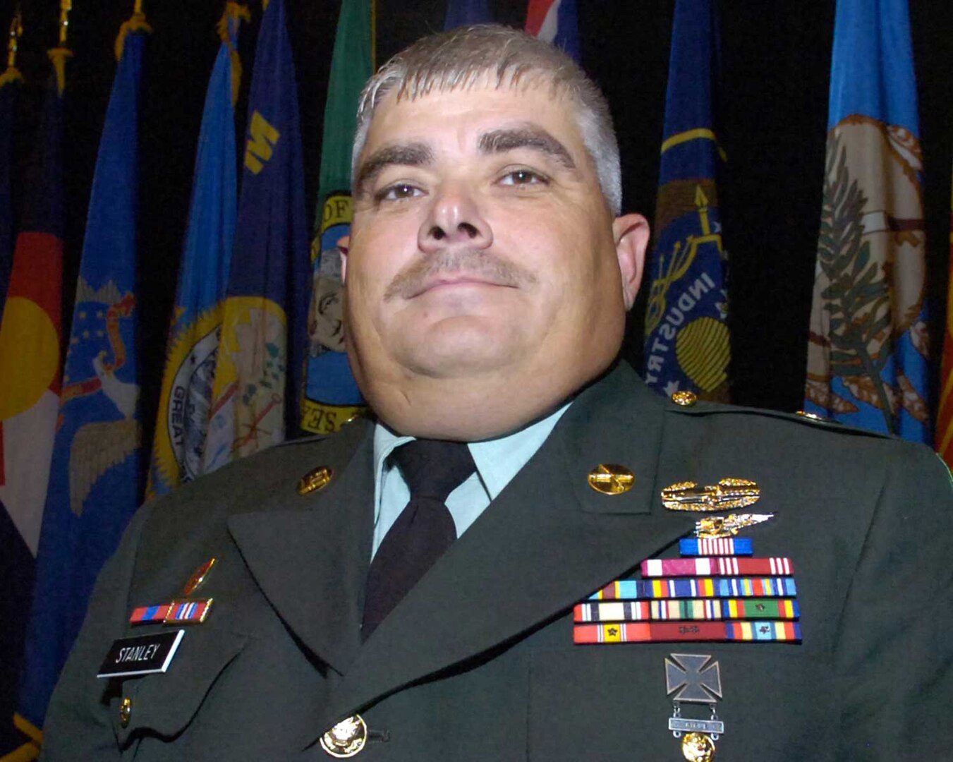 Staff Sgt. Danny Stanley at the 129th National Guard Association of the United States General Conference in San Juan, Puerto Rico, on Aug. 25, 2007.