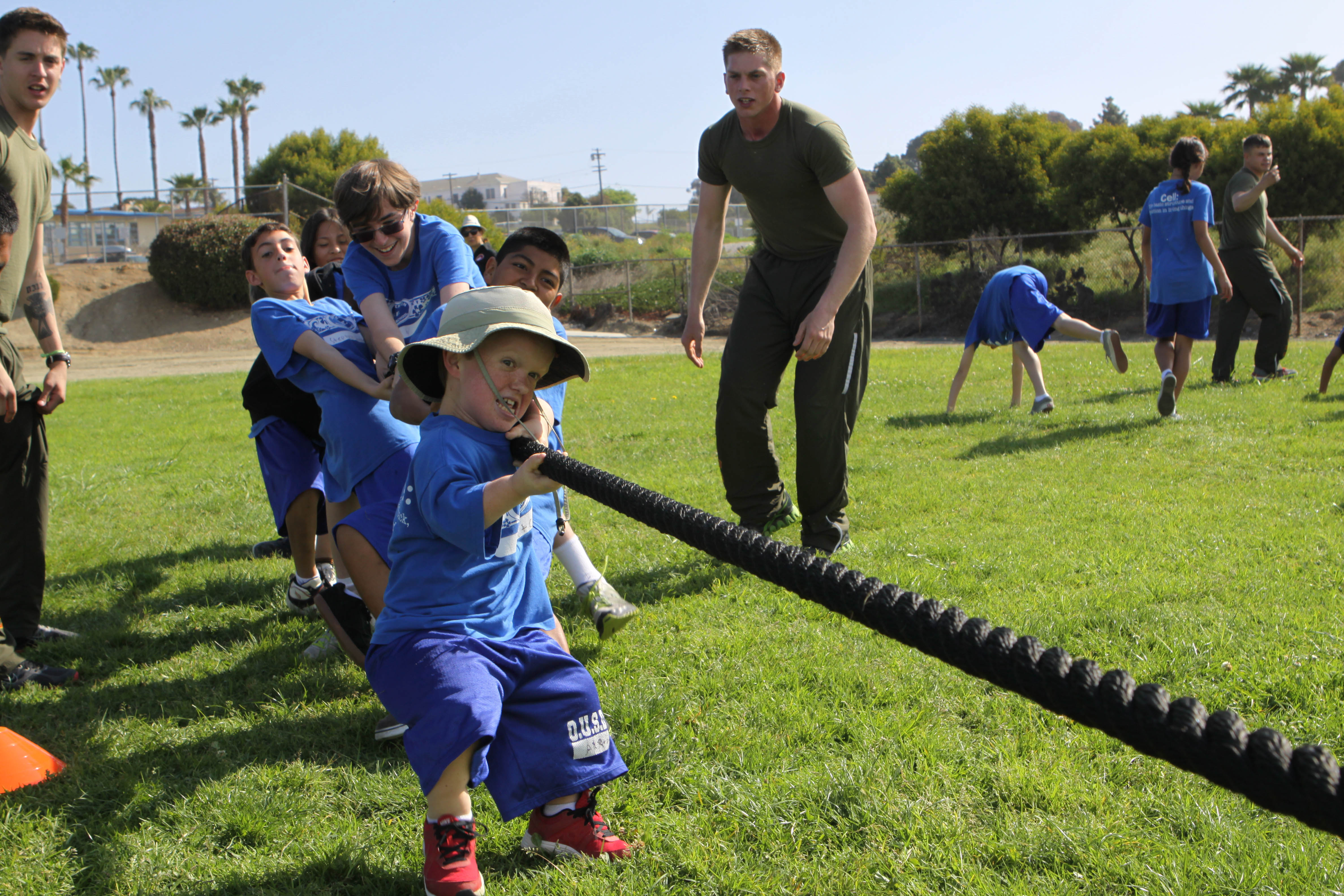 Marines Spark Athleticism In Students