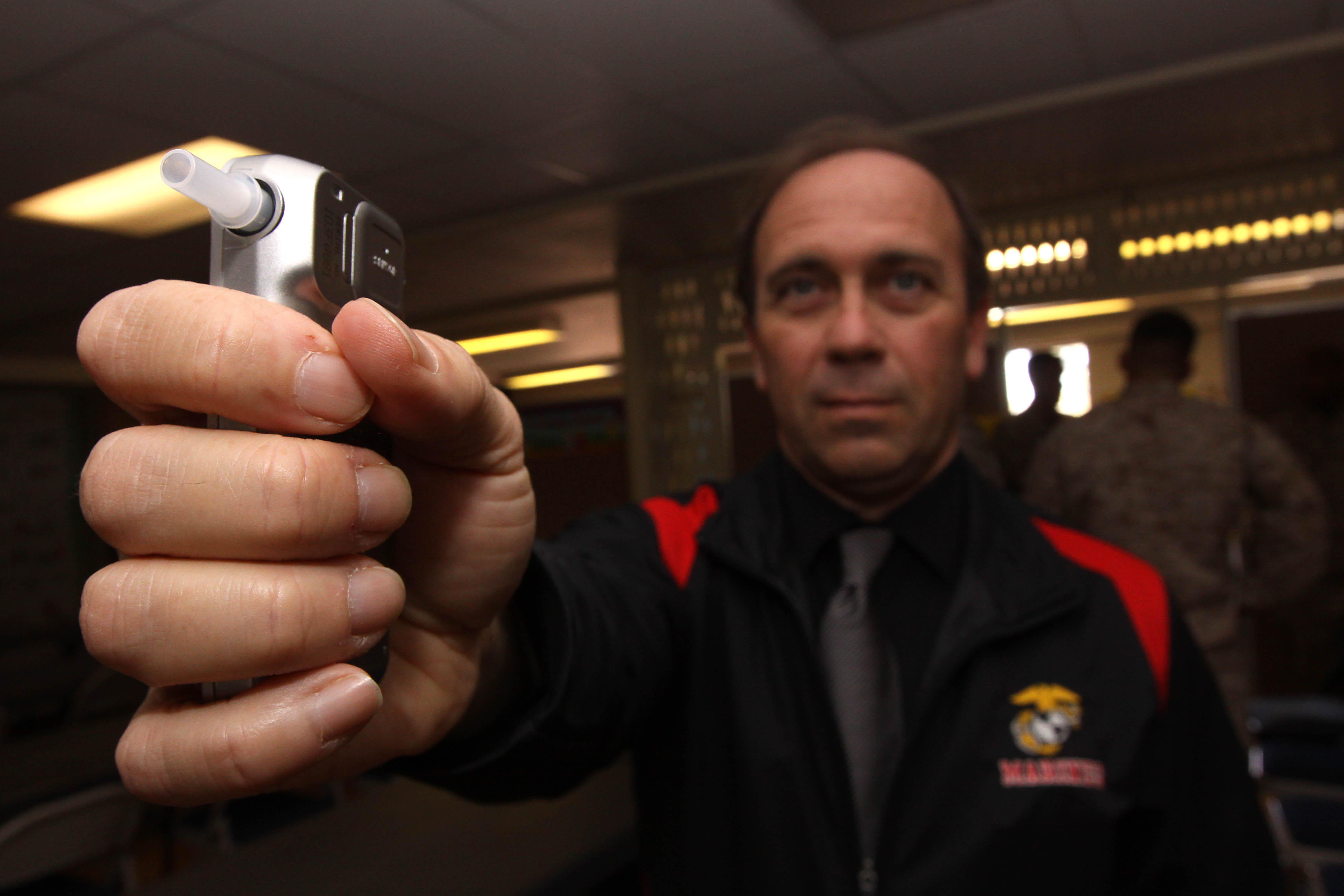 Commanders receive devices to test bloodalcohol levels > United States