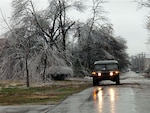Missouri Army National Guard Soldiers supported local authorities in December by conducting door-to-door wellness checks in Barton County after the region was hit by a major ice storm.