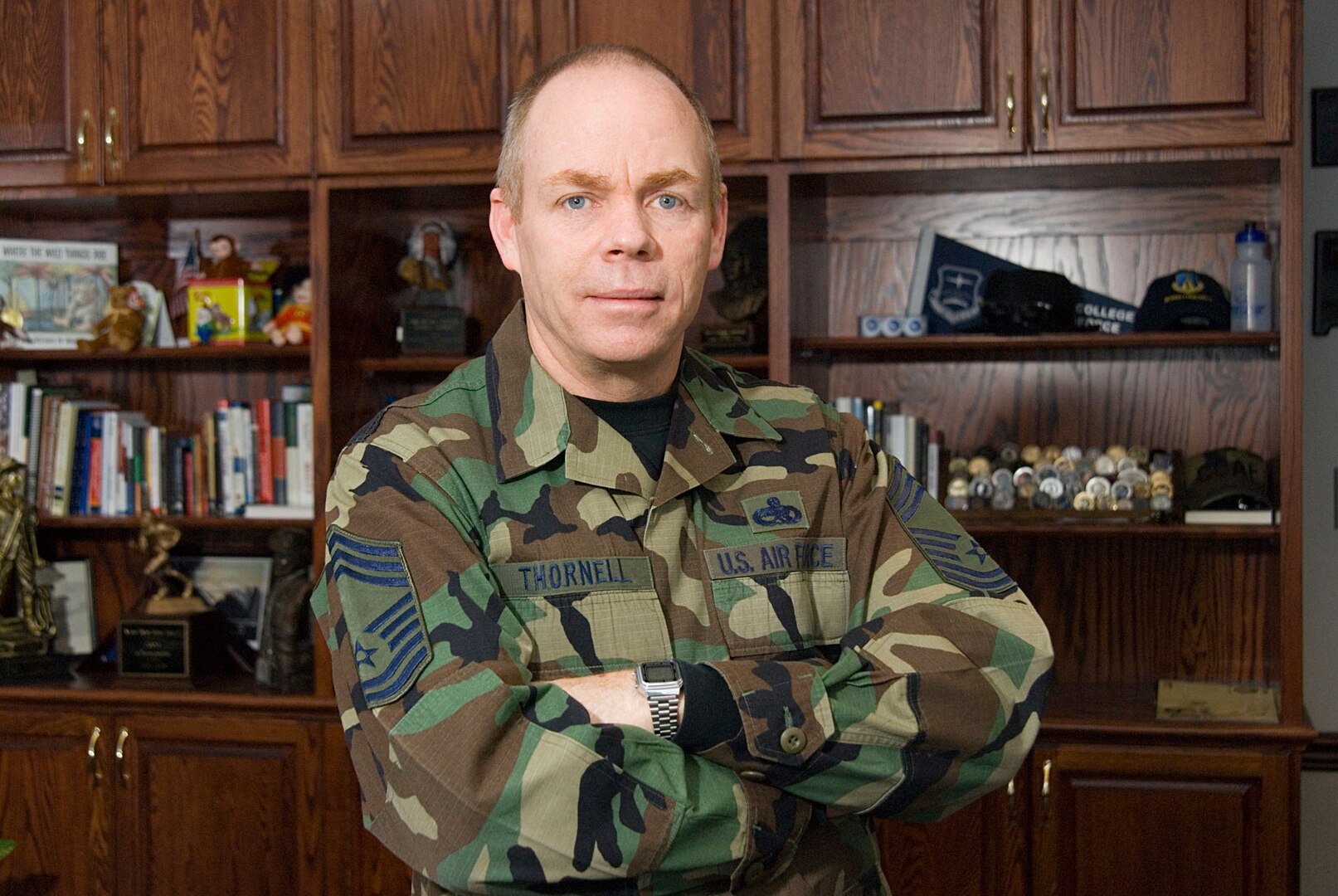 Chief Master Sgt. Joseph Thornell is the 15th vice commandant of the Community College of the Air Force and the first enlisted servicemember to serve in the position.