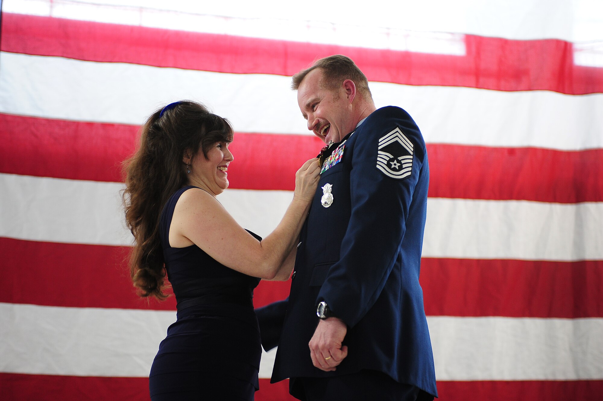 MINOT AIR FORCE BASE, N.D. -- Chief Master Sgt. Curtis W. Van Rees, 91st Security Forces Group security forces manager, retired March 29 from duty here. He was the focal point and mentor for developing leadership and professionalism in the enlisted ranks through guidance and training in all facets of military bearing, behavior, and justice. As a Career-long security forces member, Chief Van Rees held numerous leadership positions within security forces. (U.S. Air Force photos/Airman 1st Class Kristoffer Kaubisch)