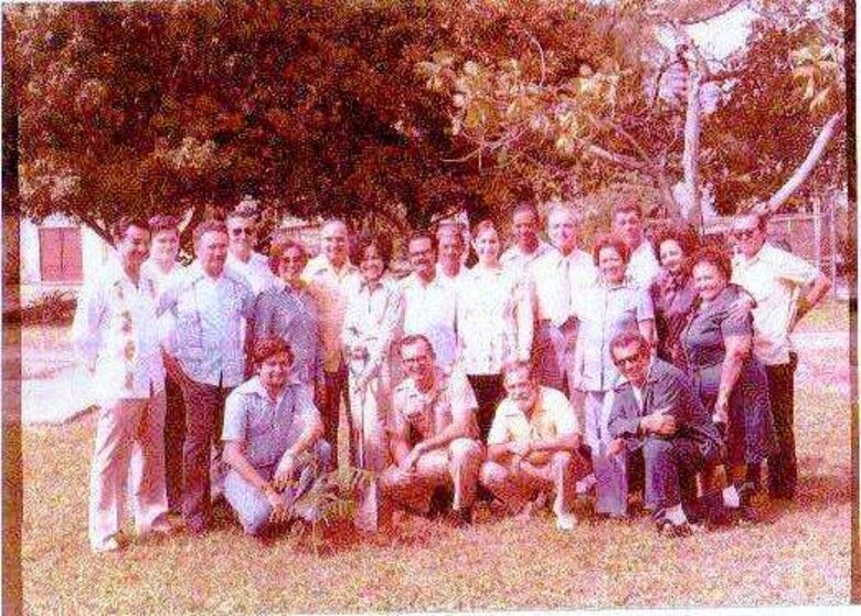 To celebrate Earth Day in 1976, Corps employees in the Antilles Office, San Juan, Puerto Rico gathered together to plant a Flamboyán tree. 