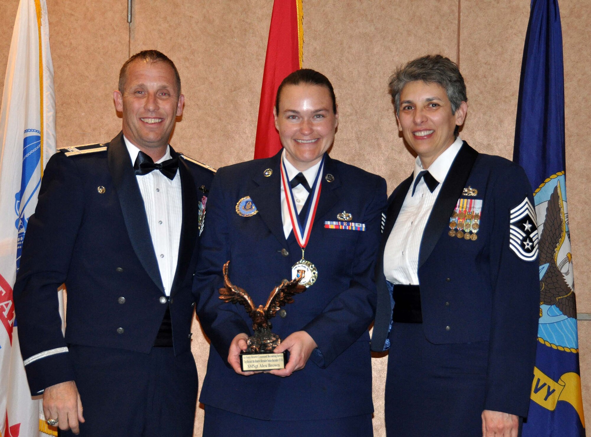 TRAVIS AIR FORCE BASE, Calif. -- 349th Air Mobility Wing Recruiter of the Year, Tech. Sgt. Michelle Schutler, March 23, 2013. (U.S. Air Force photo by Senior Airman Cindy G. Alejandrez)