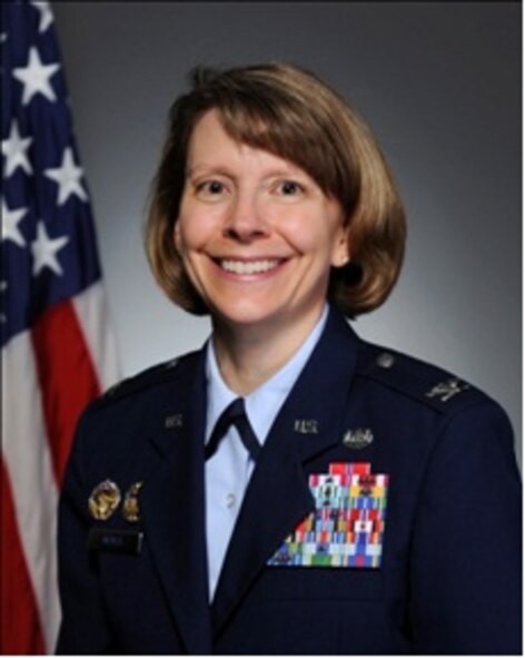 Col. Jeanne Meyer, 60th Air Mobility Wing Staff Judge Advocate. (U.S. Air Force photo)
