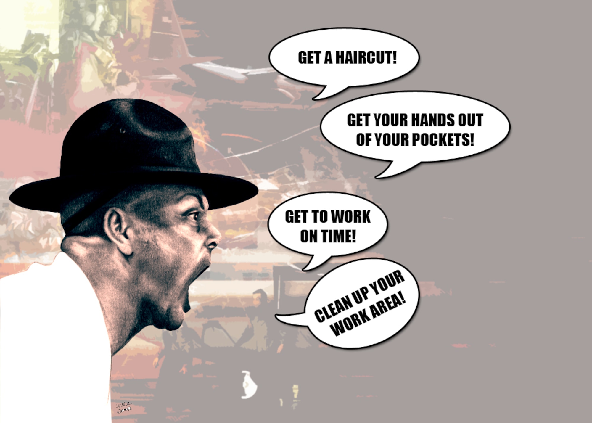 Being a bad guy is not so bad!  (U.S. Force Graphic Illustration)