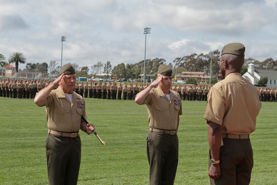 1st Marine Division receives new sergeant major > United States Marine
